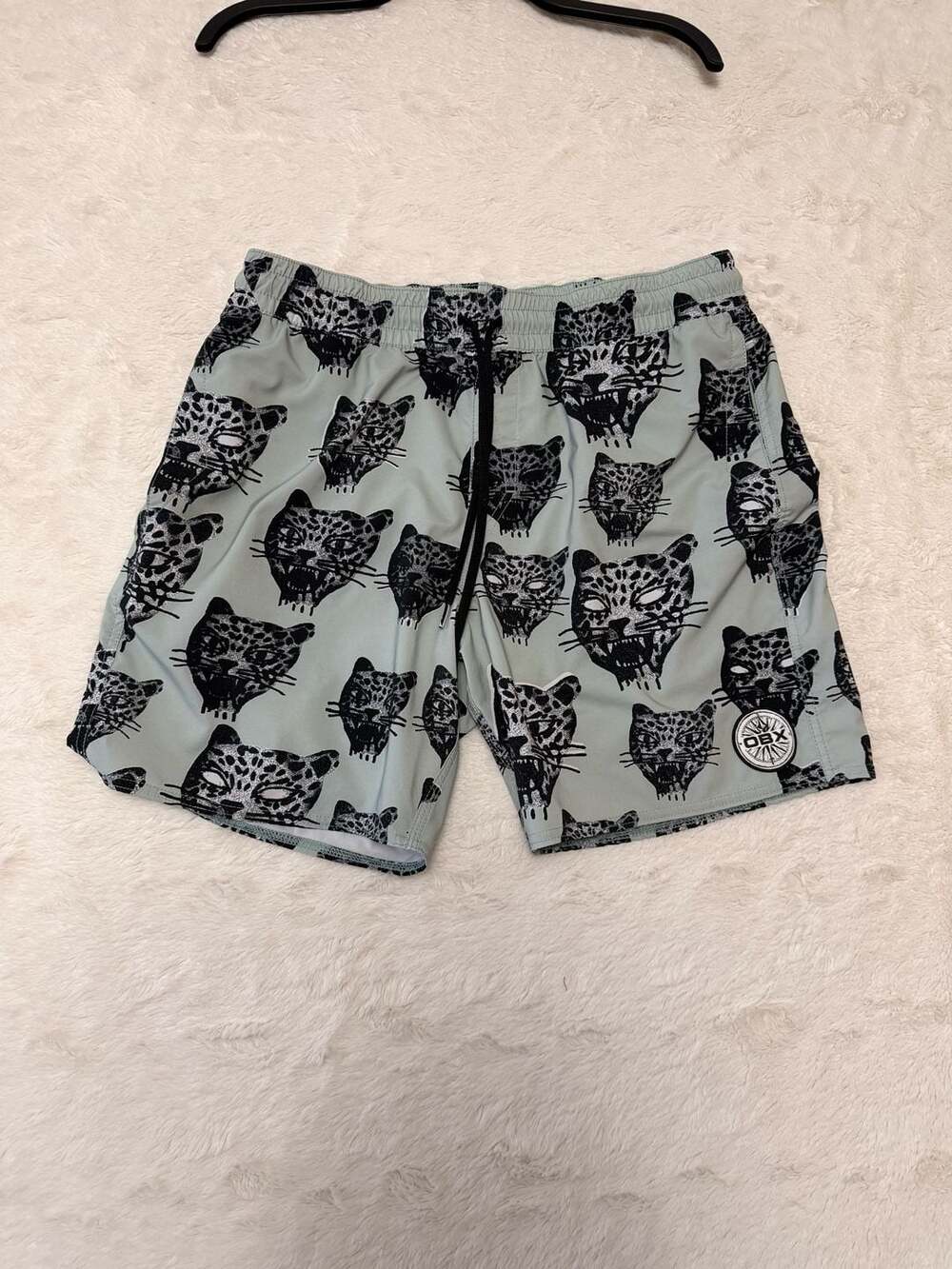 Volcom x Netflix Outer Banks OBX Leopard Print Boardshorts Swim Trunks Large